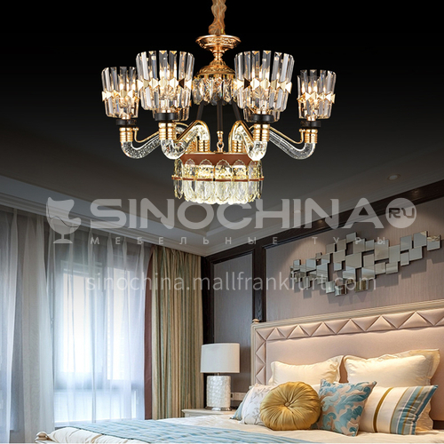 Light luxury crystal chandelier living room luxury high-end modern minimalist lamps-JMZG-9127